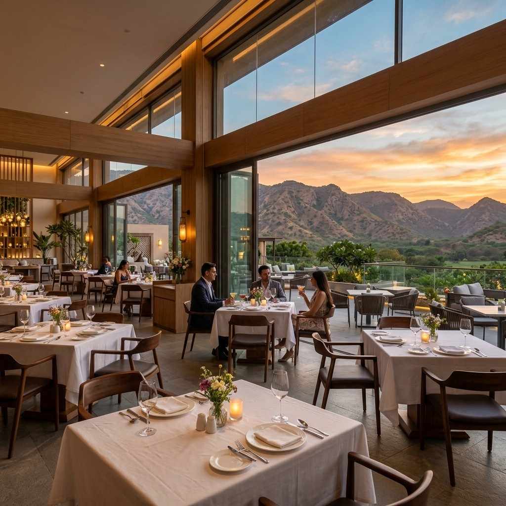 Resort Restaurant Table Setup