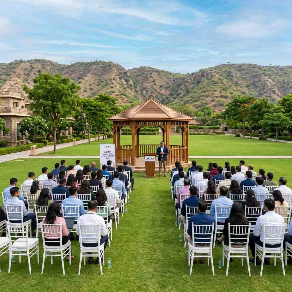 Corporate Event Setup on Lawns